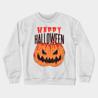 Happy Halloween Pumpkin Crewneck Sweatshirt